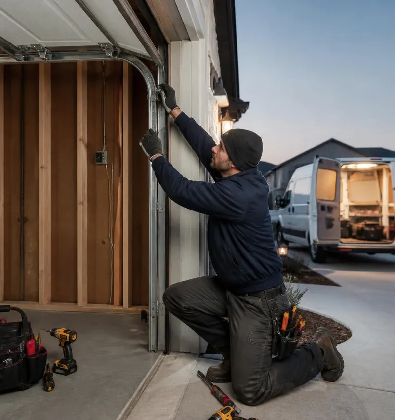 Off Track Door Repair in Alturas